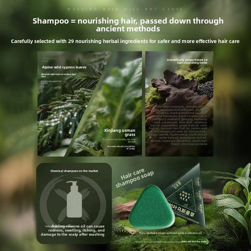 Herbal Shampoo Soap for Hair Care